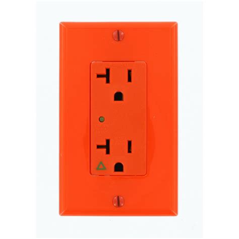 orange electrical box|orange electrical outlet system.